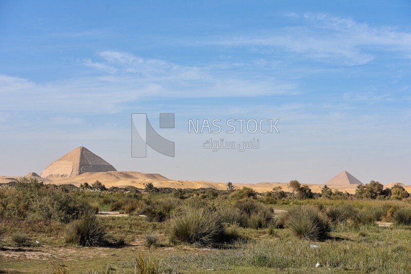 Bent Pyramid and the Red Pyramid of King Snefru