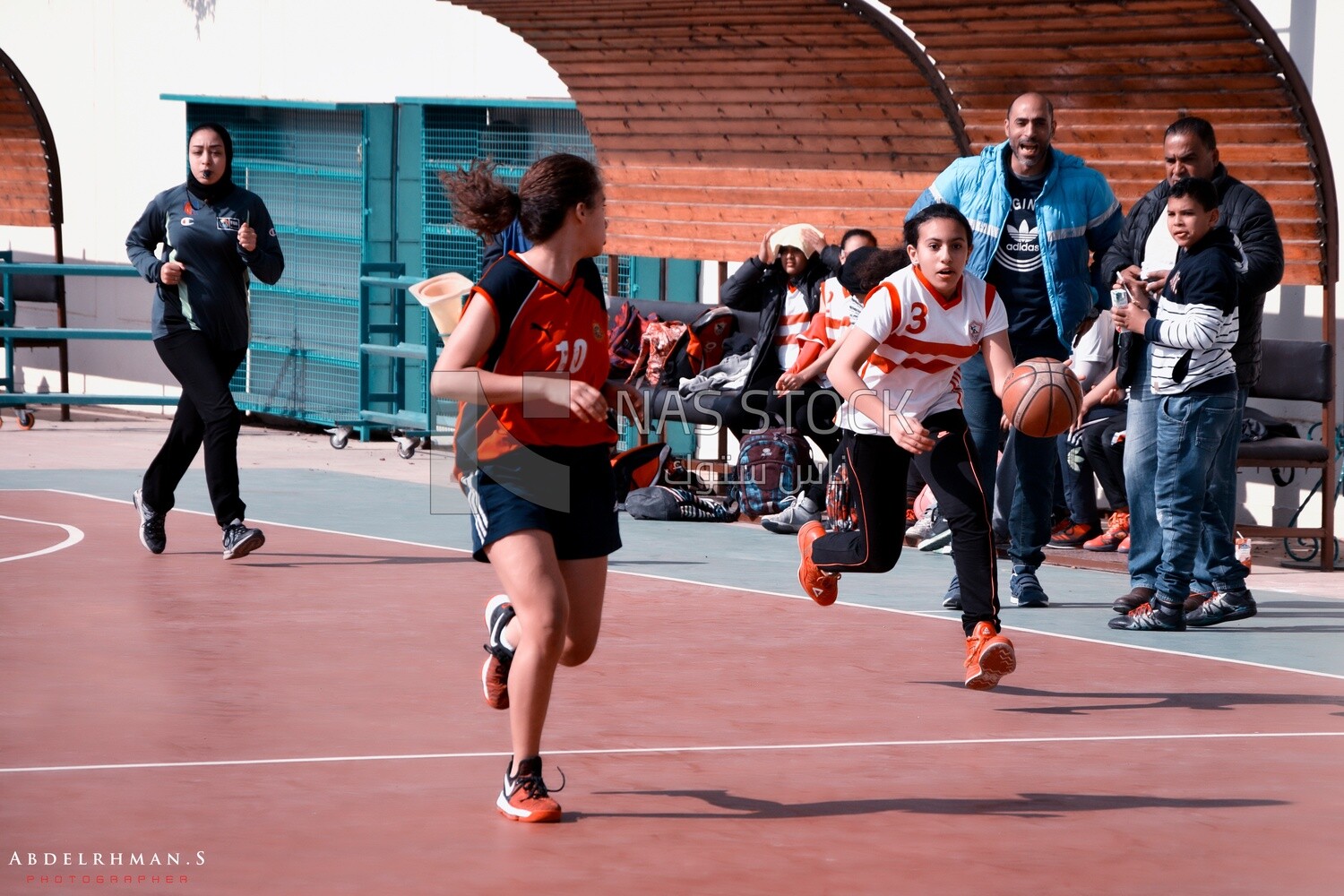 Close up photo of girls playing volleyball, sports, playing, team