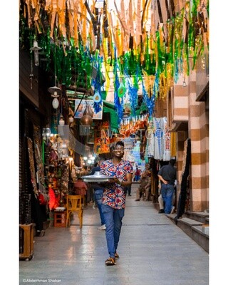 People walking on al-moez street, tourist, ancient