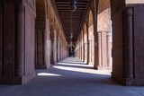 Interior view of the Ibn Tulun Mosque built in the Abbasid era