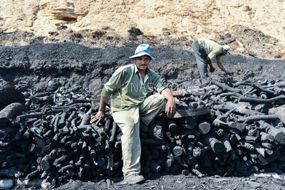 A worker in the coal industry