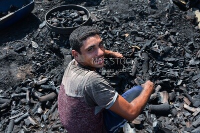 A worker in the coal industry