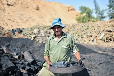 A worker in the coal industry