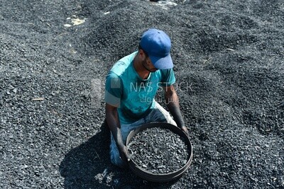 A worker in the coal industry