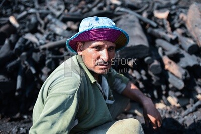 A worker in the coal industry