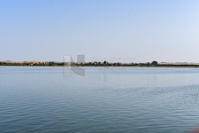 Salt Lake in Siwa Oasis, Egypt