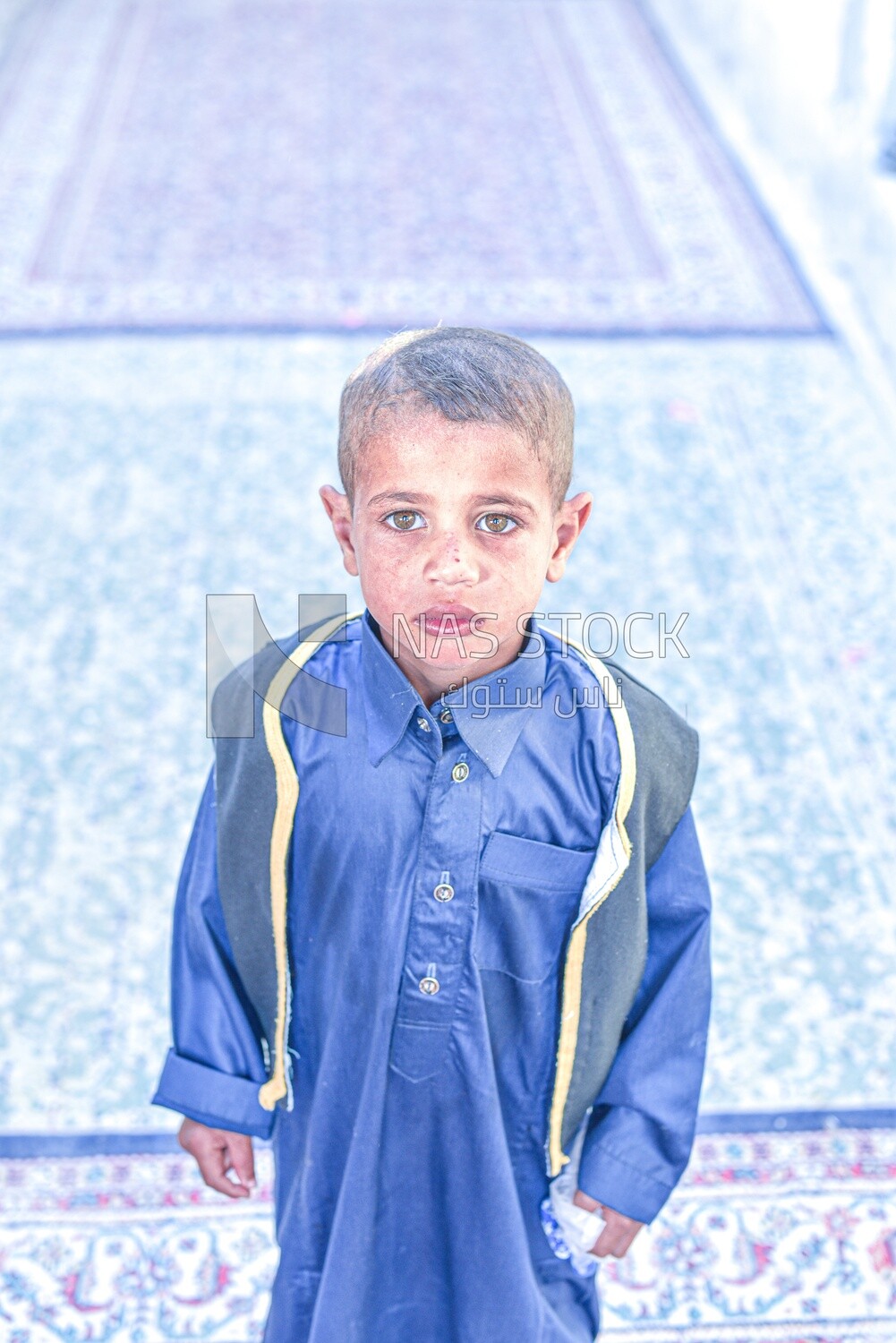 An Egyptian child from Siwa with beautiful features