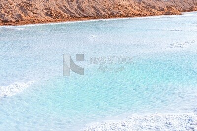 Salt Lake in Siwa Oasis, Egypt