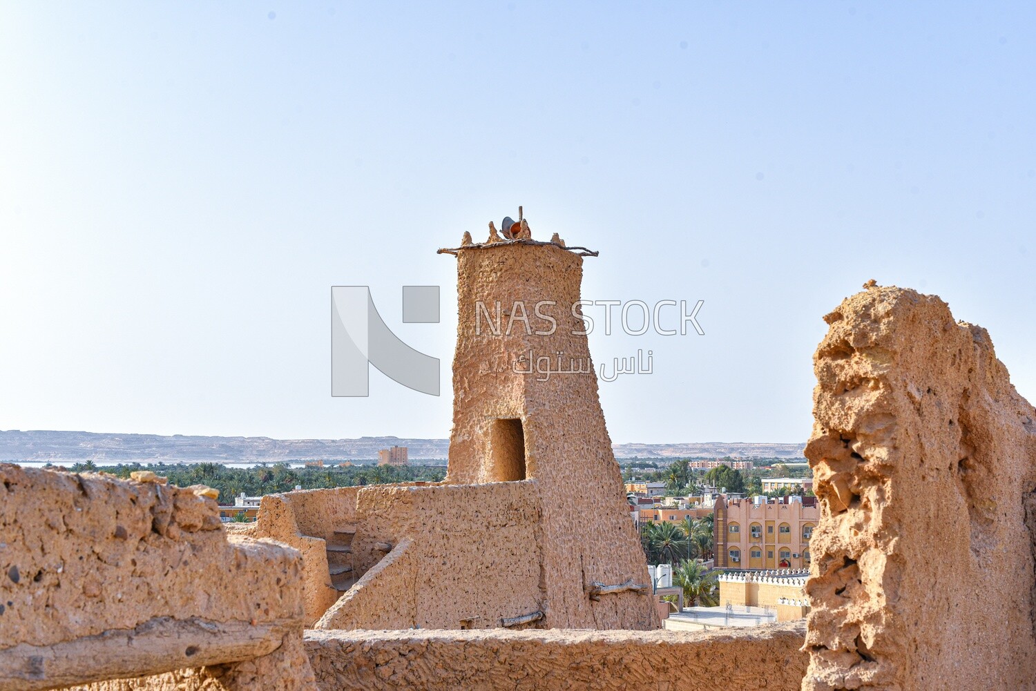 Old mosque of Shali Fortress in the Siwa Oasis