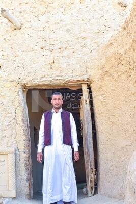 Siwa man wearing an Arab suit