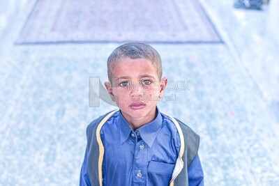 An Egyptian child from Siwa with beautiful features