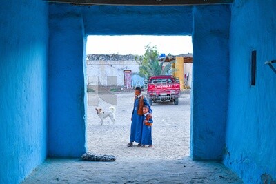 Children wearing an Arab suit in Siwa Oasis