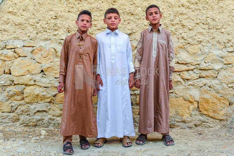 Group of Arab children