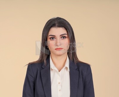 Portrait of a businesswoman standing, meeting at the workplace, discussing work tasks, taking notes on the board