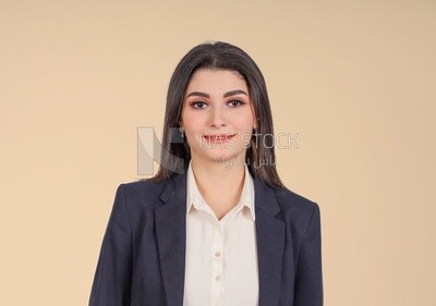 Portrait of a businesswoman standing, meeting at the workplace, discussing work tasks, taking notes on the board