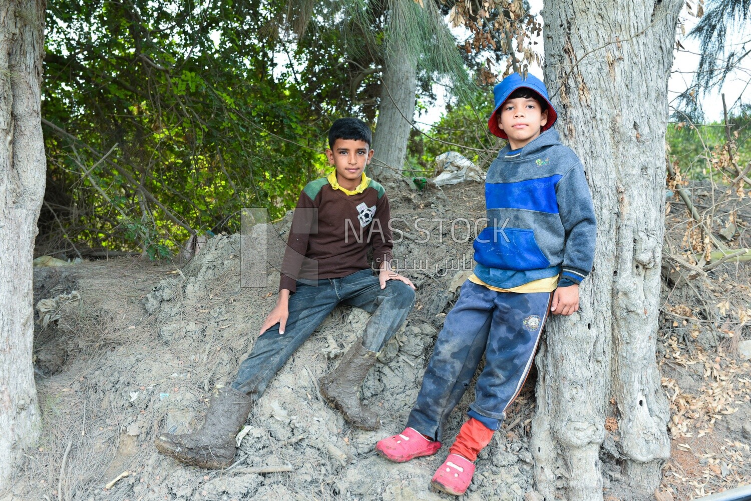 Children from the Egyptian countryside