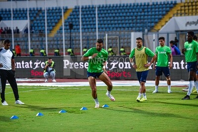 Football team training