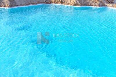 Pure water in a lake in Siwa Oasis