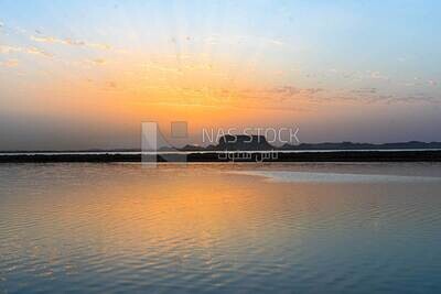 One of the lakes in Siwa Oasis