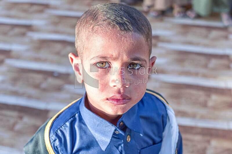 An Egyptian child from Siwa with beautiful features