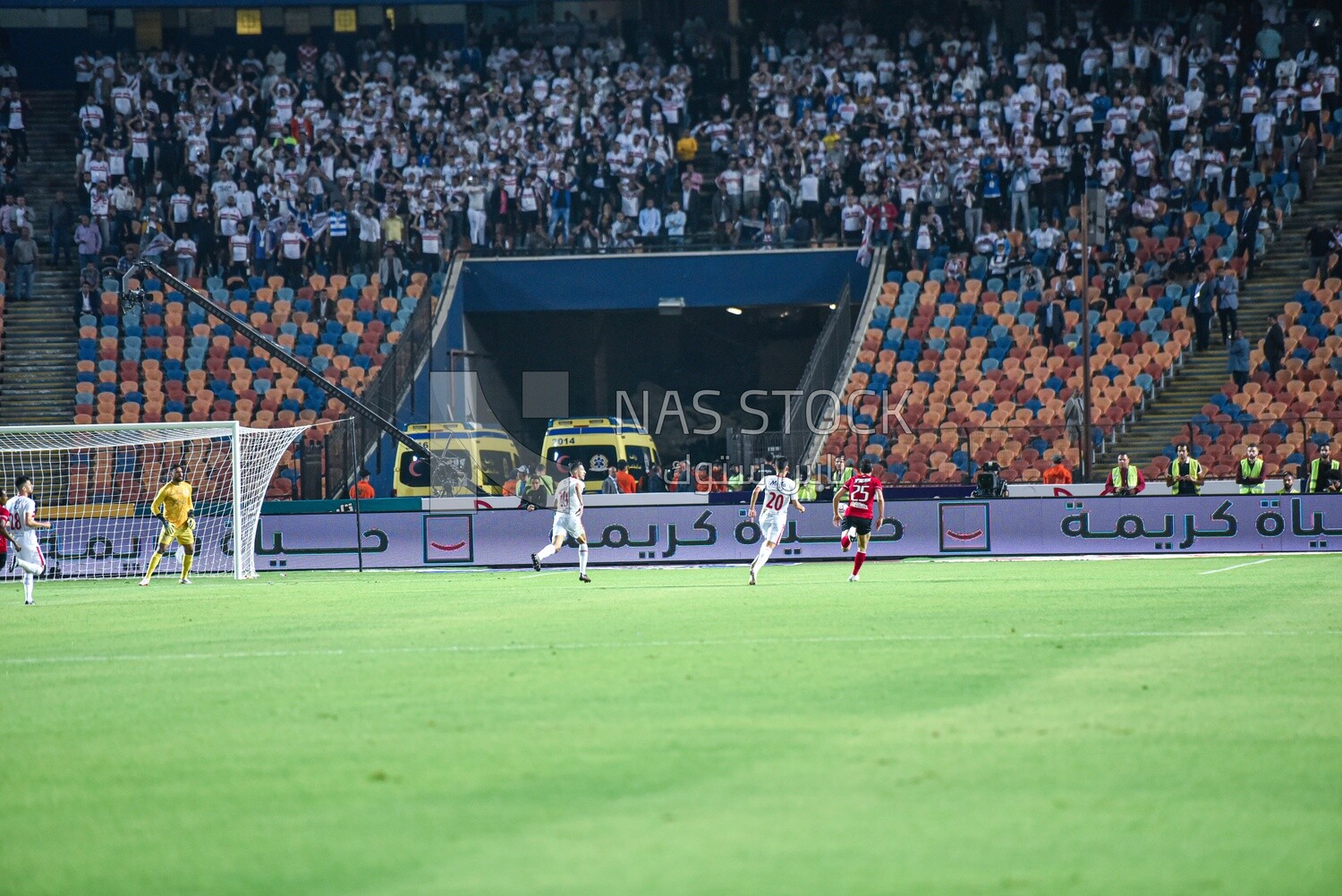 Football match between Al-Ahly and Zamalek
