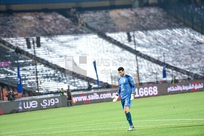 Goalkeeper on the field