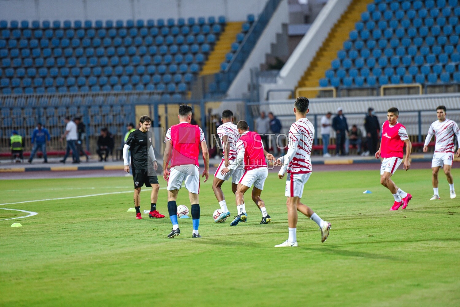 Football team training