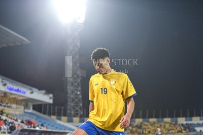 Football player on the field