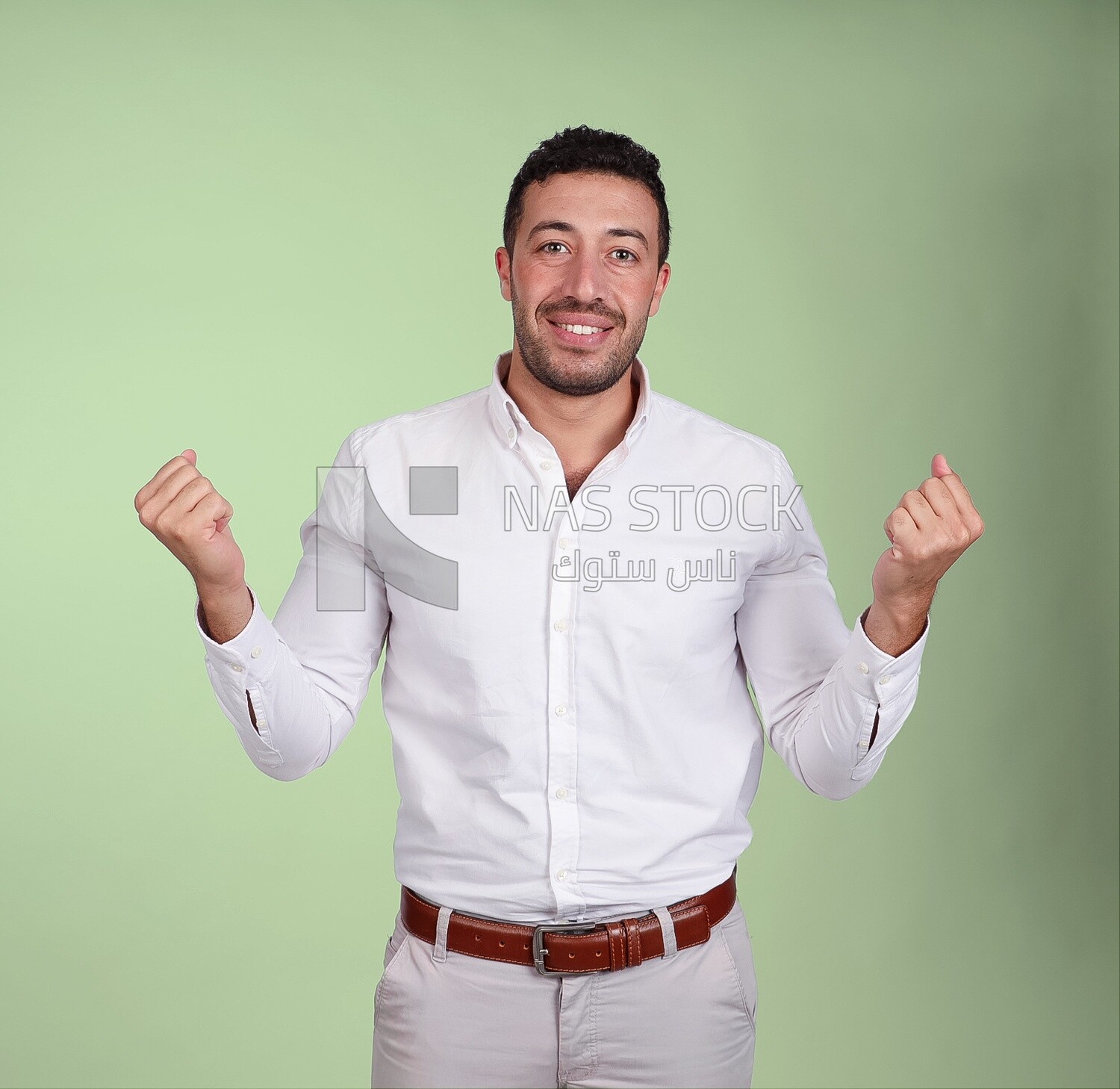 Portrait of a man wearing formal wear with gestures hands, business development and partnerships, business meeting, Model