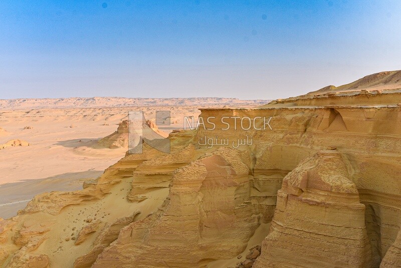 Wadi Hitan desert in Egypt