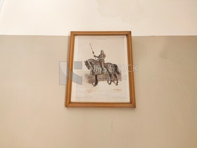 Photo frame on the wall in abdeen palace, abdeen palace