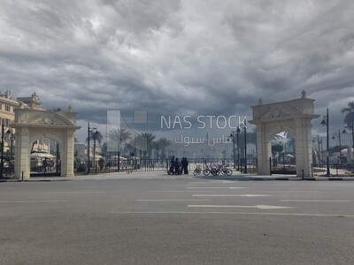 Abdeen palace, the entrance of abdeen palace