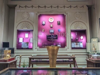 Antiques on display at abdeen palace, abdeen palace