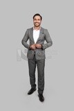 Photo of a businessman with a formal suit, business development and partnerships, business meeting, Model