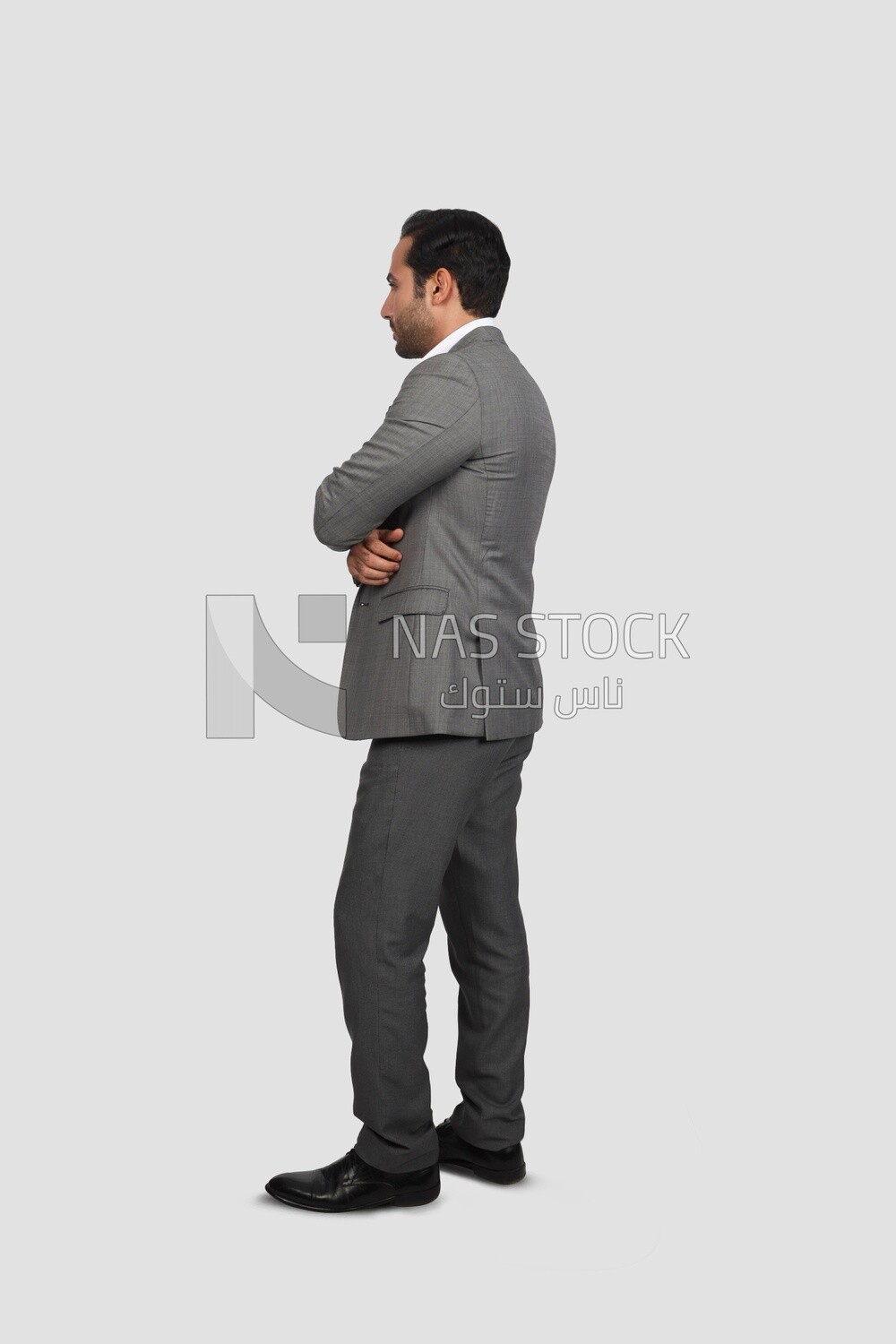 Side view of a businessman with a formal suit, business development and partnerships, business meeting, Model