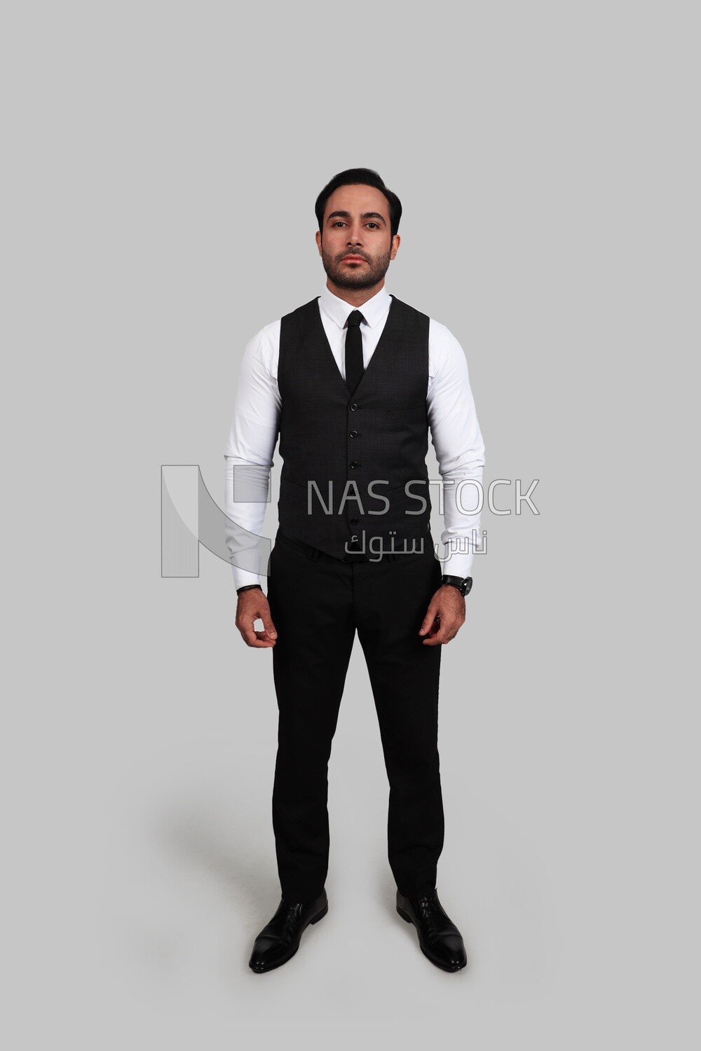 Photo of a businessman with a formal suit, business development and partnerships, business meeting, Model