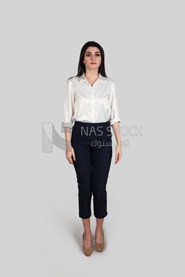 Photo of a businesswoman with formal wear, business development and partnerships, business meeting, Model
