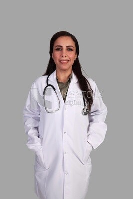 female doctor wearing a hospital uniform