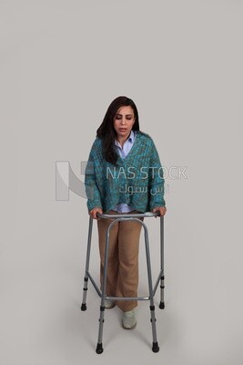 girl with a foot injury