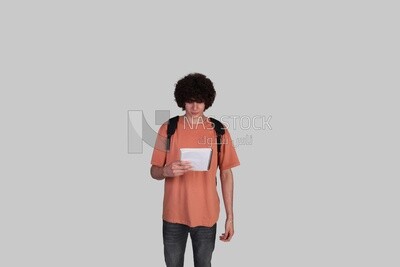 student studying before taking an exam