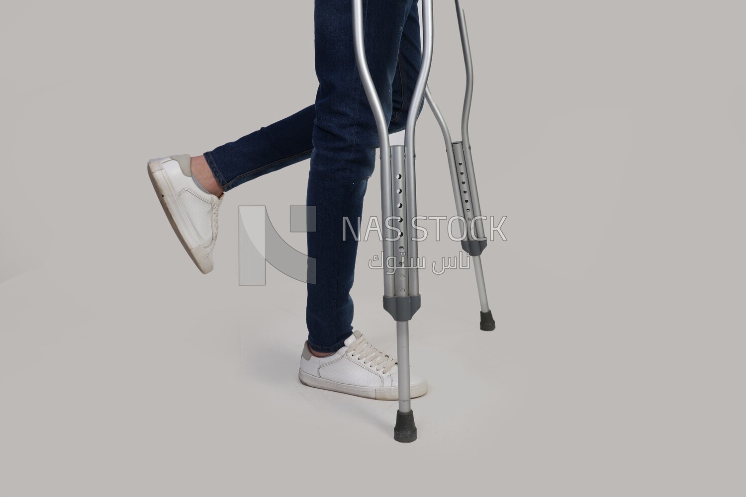 man who has a problem in his foot