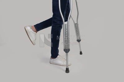 man who has a problem in his foot