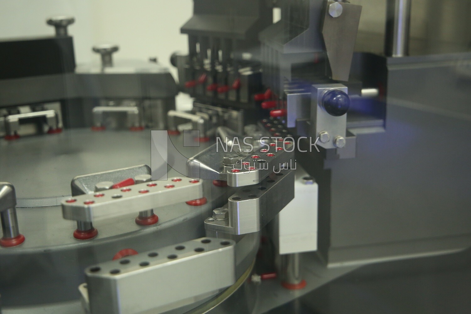 Machine in a pharmaceutical factory