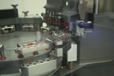 Machine in a pharmaceutical factory