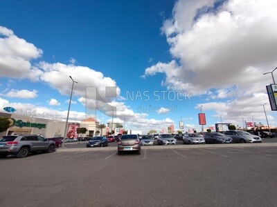 Car park of a shopping mall