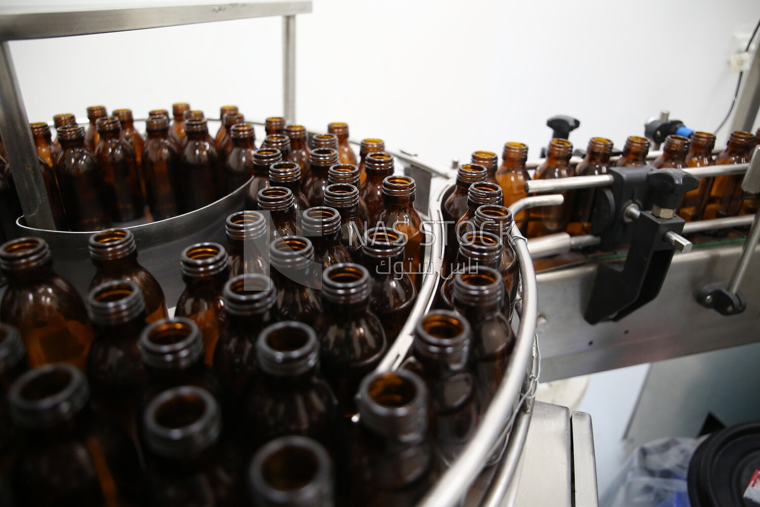 Pharmaceutical factory with medicine bottle production line