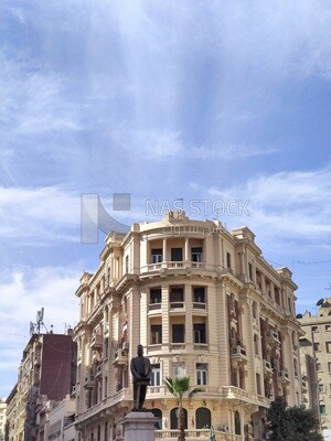 Ancient building of heritage in Talaat Harb Square