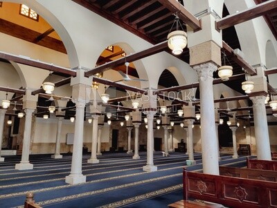 Prayer square in Al-Azhar Al-Sharif Mosque ,Egypt