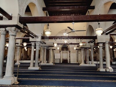 Prayer square in Al-Azhar Al-Sharif Mosque
