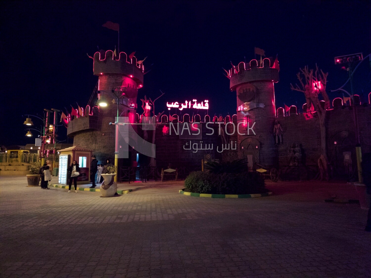 House of horrors in the amusement park